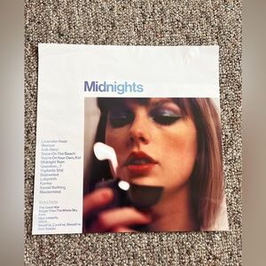 TAYLOR SWIFT MIDNIGHTS POSTER